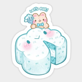 Cloud Cake Sticker